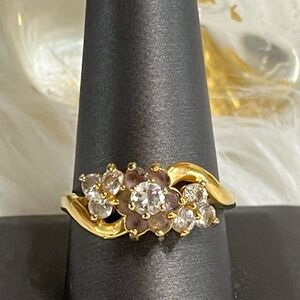 Vintage 14K HGE Lindenwold Flower Ring